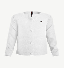 TH BABIES CLASSIC CARDIGAN Fresh White