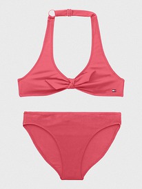 TH KIDS TRIANGLE SWIM SET Poppy Pink