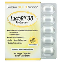 California Gold Nutrition, LactoBif, , 30  , 60 