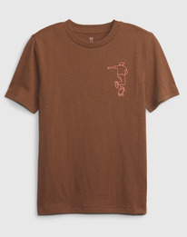 GAP Kids Graphic T-Shirt Color: Mocha