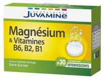 cocooncenter 	 Juvamine Magnesium & Vitamins B6 B2 B1 30 Efferverscent Tablets