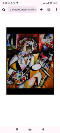 mueller Piatnik Chagall - Selbstportrait, 7 Finger 1000-Teile-Puzzle 5496