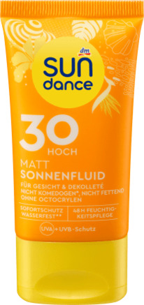 dm     , SPF 30, 50 