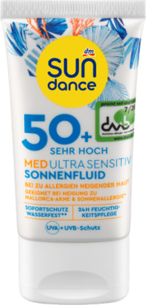 dm     MED Ultra Sensitive, SPF 50+, 50 