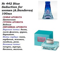 442 ������ ����������� Blue Seduction for women (A.Banderas)