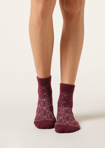 calzedonia Kurze, extraweiche Socken mit Damastmuster