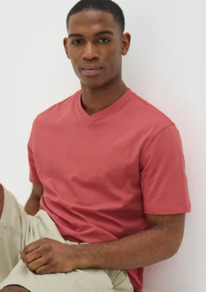 Matalan Coral Essential Crew Neck T-Shirt