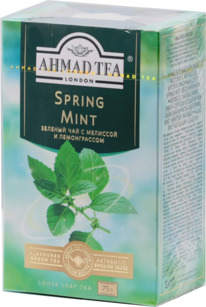 AHMAD TEA. Flavoured Collection. Spring Mint 75 . .