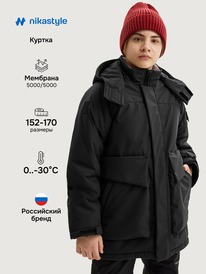 NIKASTYLE Куртка 4з7725 4з7725 черный NIKASTYLE Куртка 4з7725 4з7725 черный