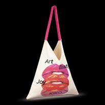 kikocosmetics tote bag art beauty joy
