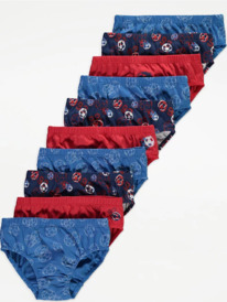 ASDA Cream Ballerina Briefs 10 Pack