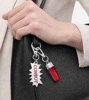 outlet46 Edles Calvin Klein Charm-Set Downtown Edelstahl-Anhänger mit kontr