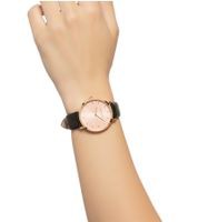outlet46 LILY + STONE Damen Armband-Uhr analoge Quarz-Uhr mit Leder-Armband 35&#