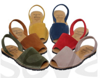 sevacalzados Avarca menorquina Damen Ledersandalen 202AV